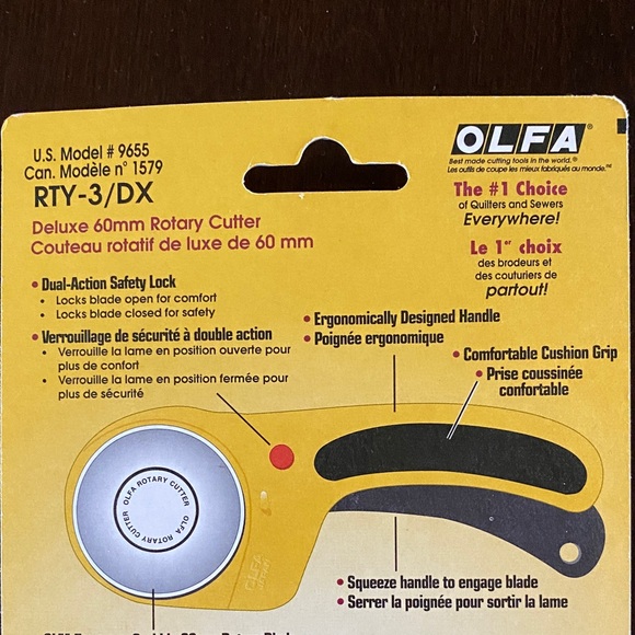 Olfa Rotary Cutter - Model RTY-3/DX - Picture 4 of 6